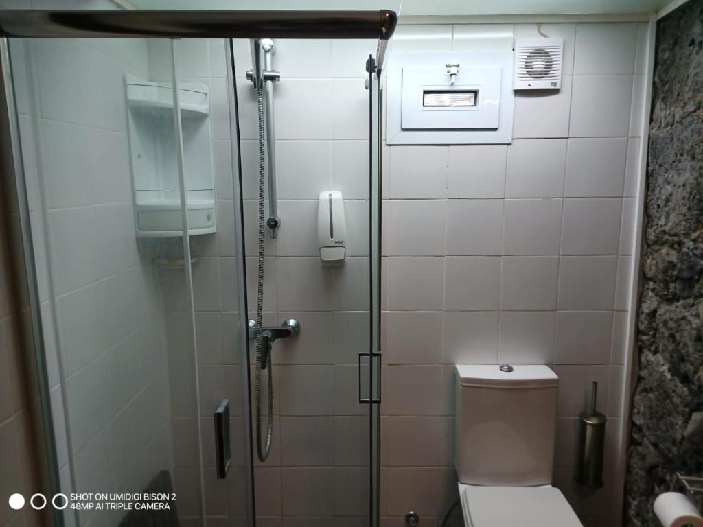 Koupelna v ubytování Casa da Bicuda