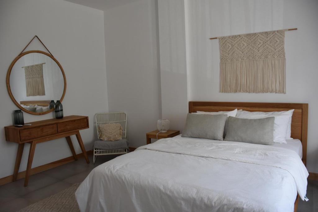 Postel nebo postele na pokoji v ubytování Cap Sud Apartment