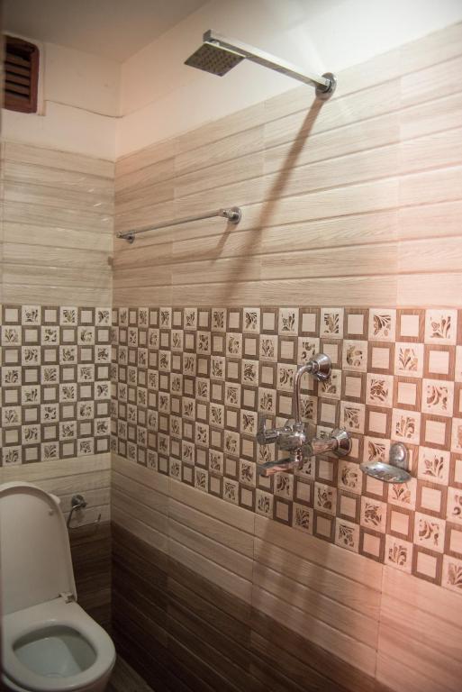 Koupelna v ubytování Khangsar Home