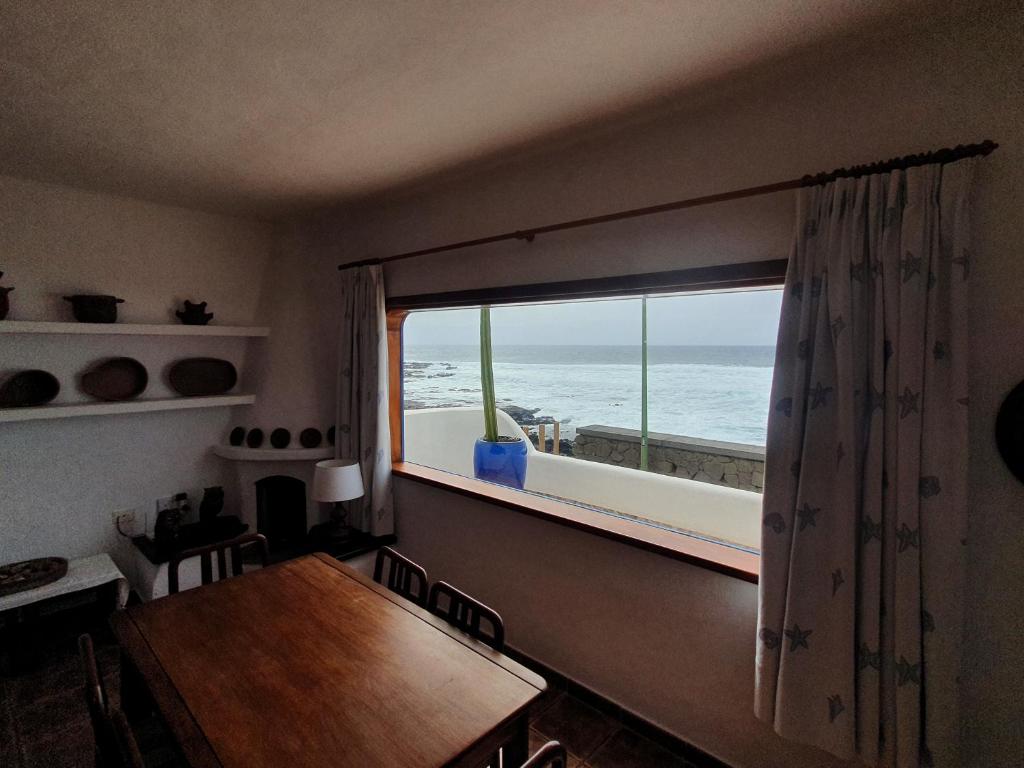 A seating area at Lanzarote Casa azul