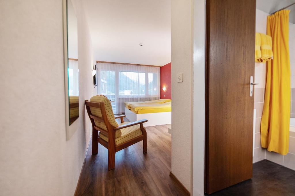 Voodi või voodid majutusasutuse Hotel Mountime toas