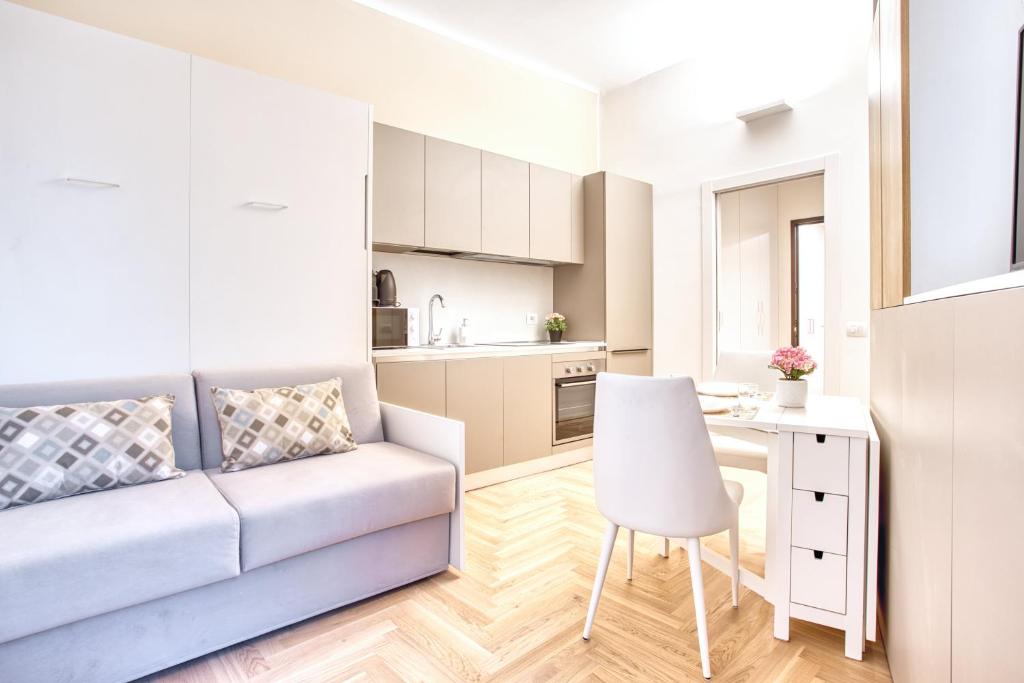 Majoituspaikan ALTIDO Old Milan Navigli Family Apartments keittiö tai keittotila