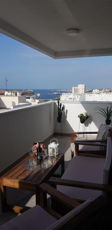 New apartment in Zadar center with a splendid view on the whole city