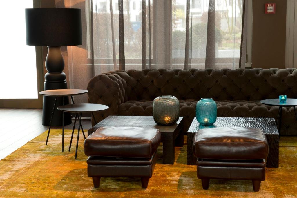 Posezení v ubytování Motel One München-Campus