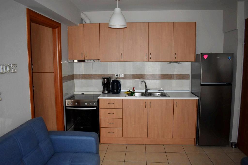 Kuchyňa alebo kuchynka v ubytovaní Chara's Home