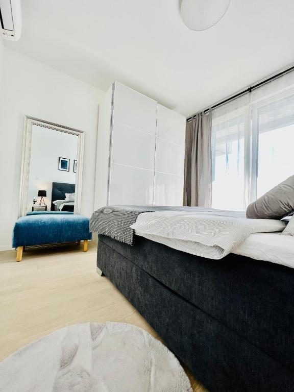 Postel nebo postele na pokoji v ubytování Apt Ljupka - Zadar - with private free parking