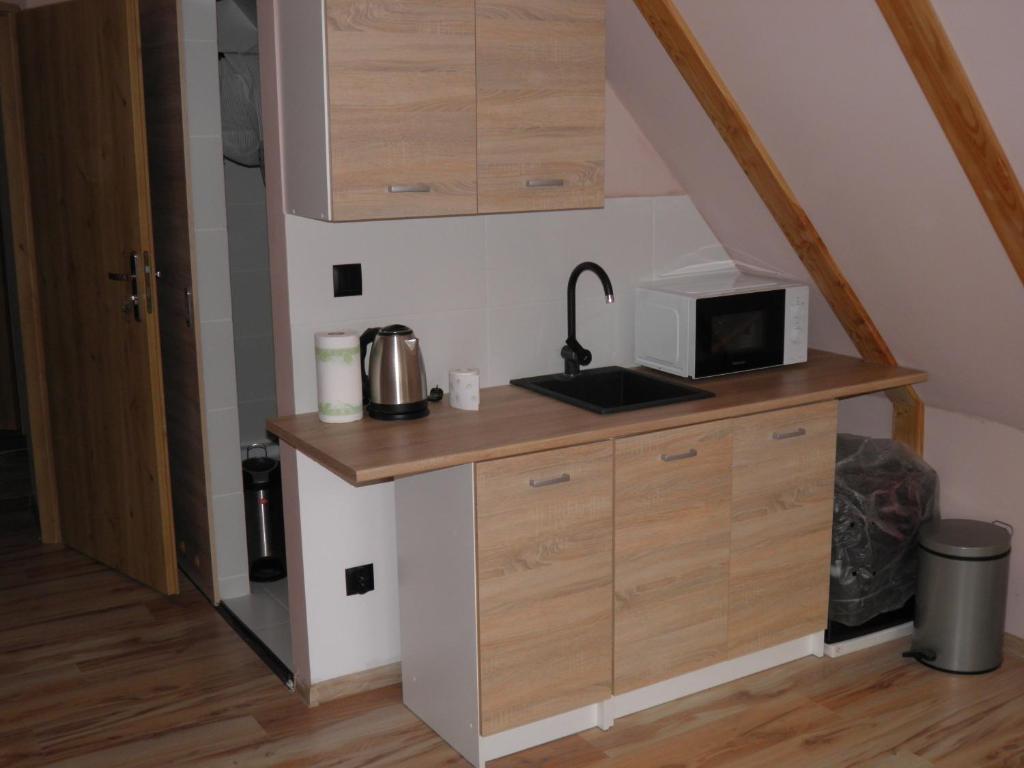 Kuchnia lub aneks kuchenny w obiekcie Apartament Rynek 30