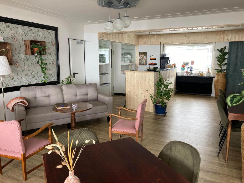 Kuchyň nebo kuchyňský kout v ubytování Bed & Breakfast Weisser Stein