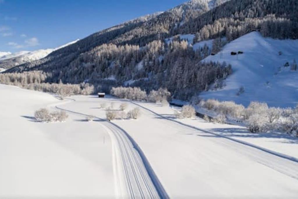 Fantastic renovated Chalet in the heart of Alps v zimě
