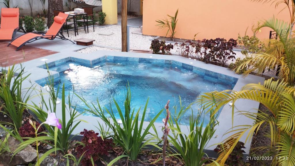 Bazén v ubytování Hotel Tabasco nebo v jeho okolí