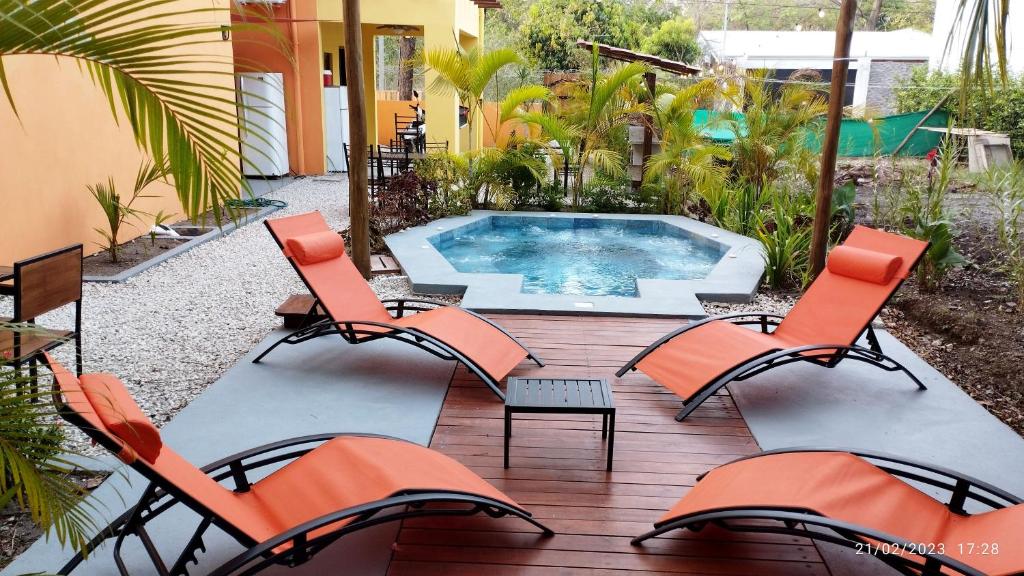 Zahrada ubytování Hotel Tabasco