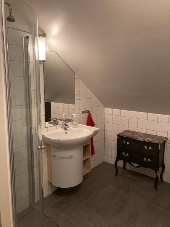 Koupelna v ubytování Windalens på Österlen