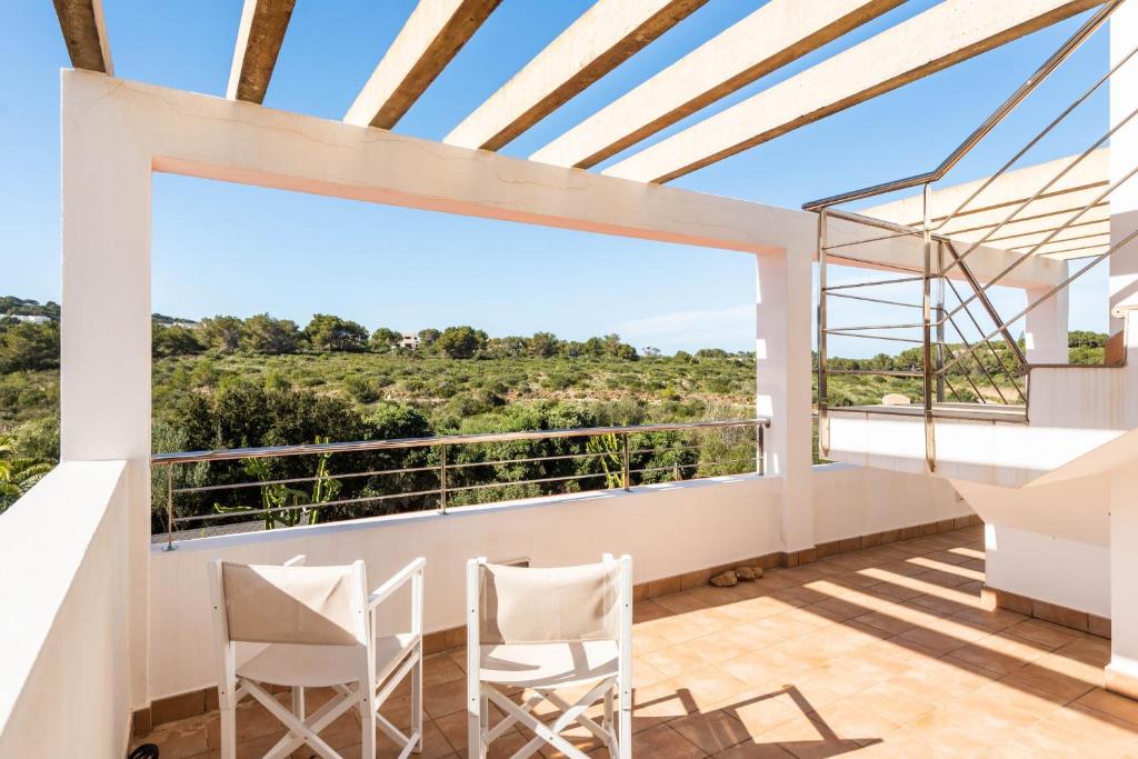 Balkón nebo terasa v ubytování Villa Sa Oreneta - Port de Addaia
