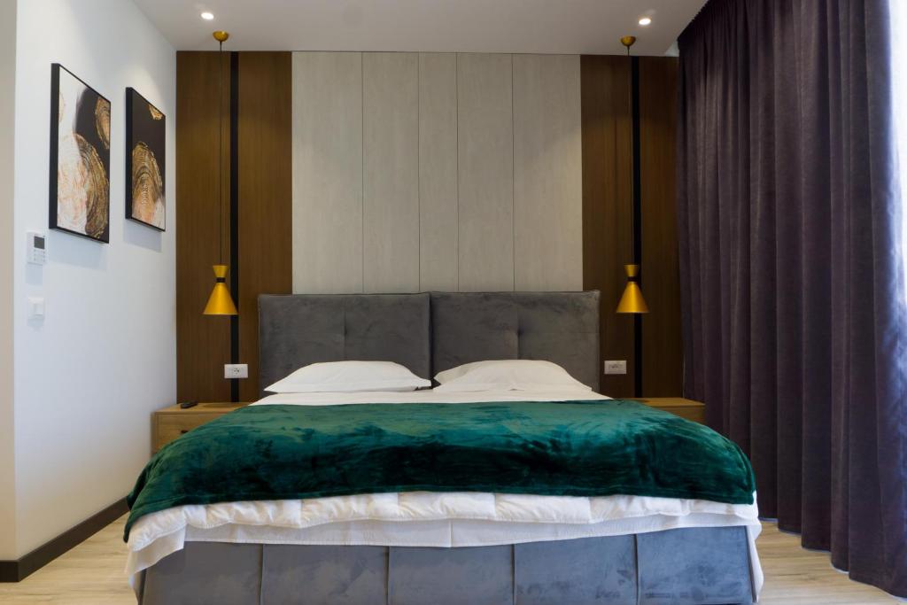 Uma cama ou camas num quarto em Hotel Morfeus