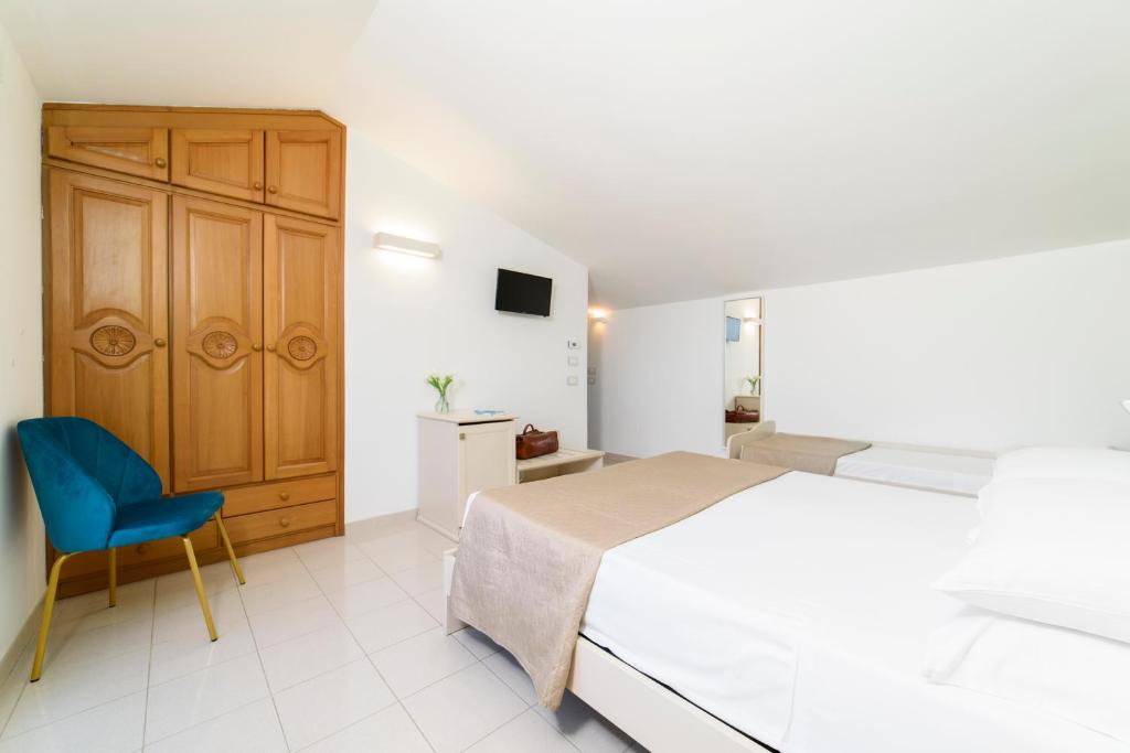Postel nebo postele na pokoji v ubytování L'Antico Portone B&B