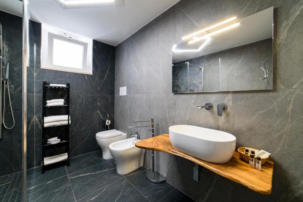 Koupelna v ubytování L'Antico Portone B&B