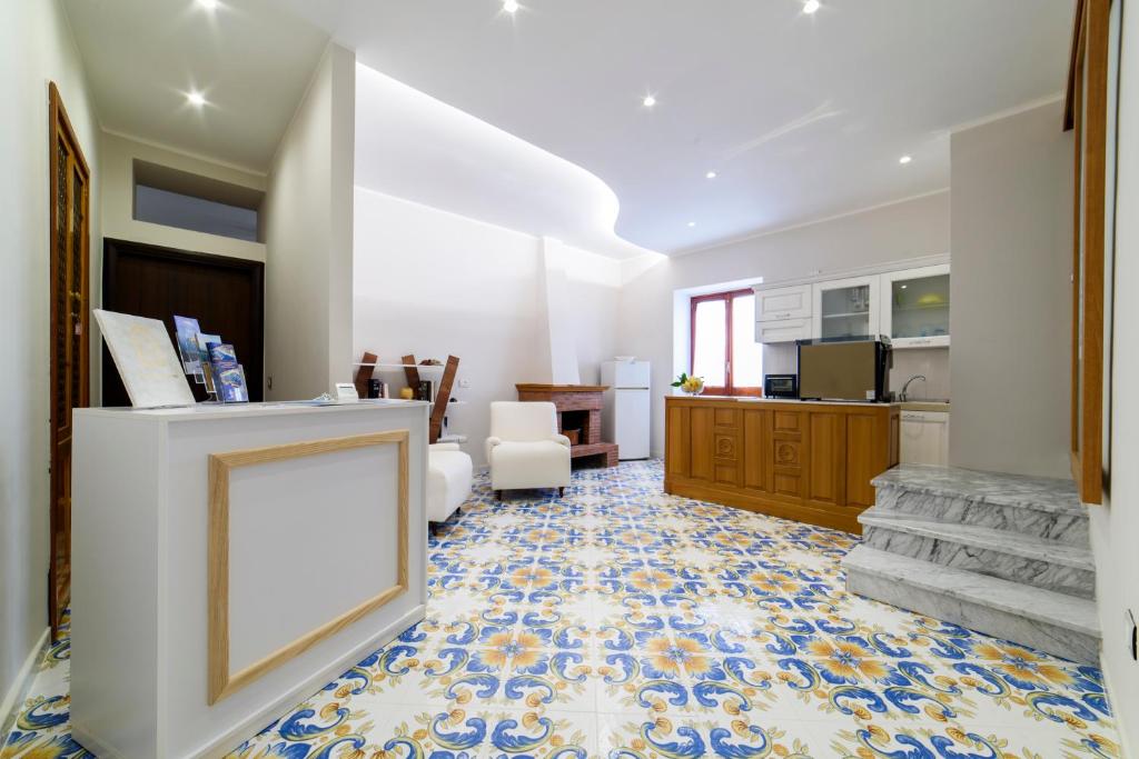 Kuchyň nebo kuchyňský kout v ubytování L'Antico Portone B&B