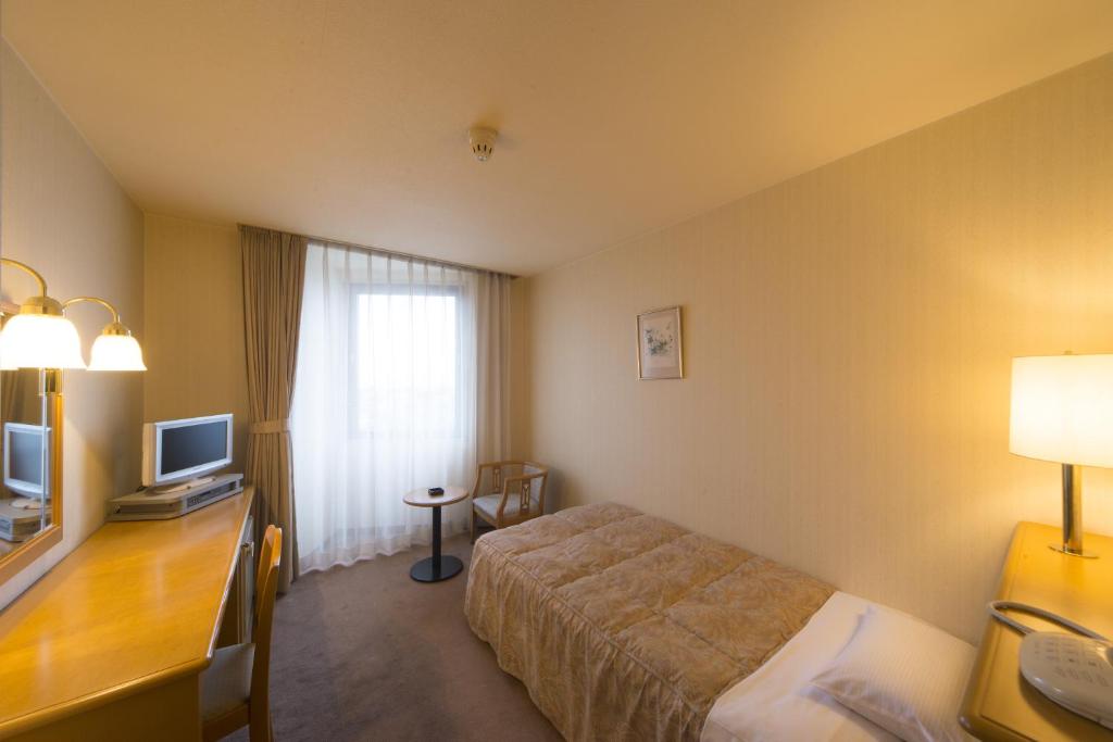 TV a/nebo společenská místnost v ubytování Sky Hotel Uozu Annex