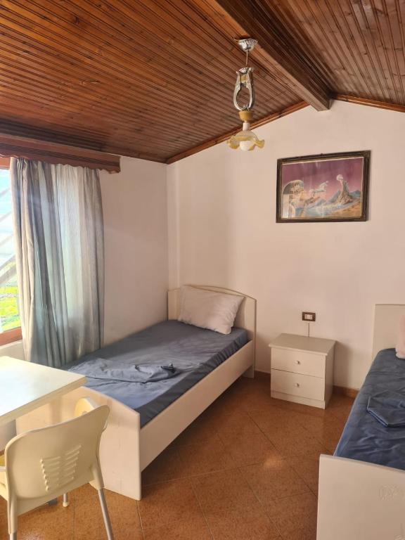 Postel nebo postele na pokoji v ubytování Guest House Ilir