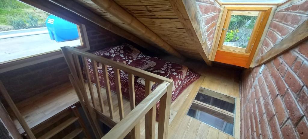 Balkón nebo terasa v ubytování Hostal Doña Clarita & Vegetarían Food