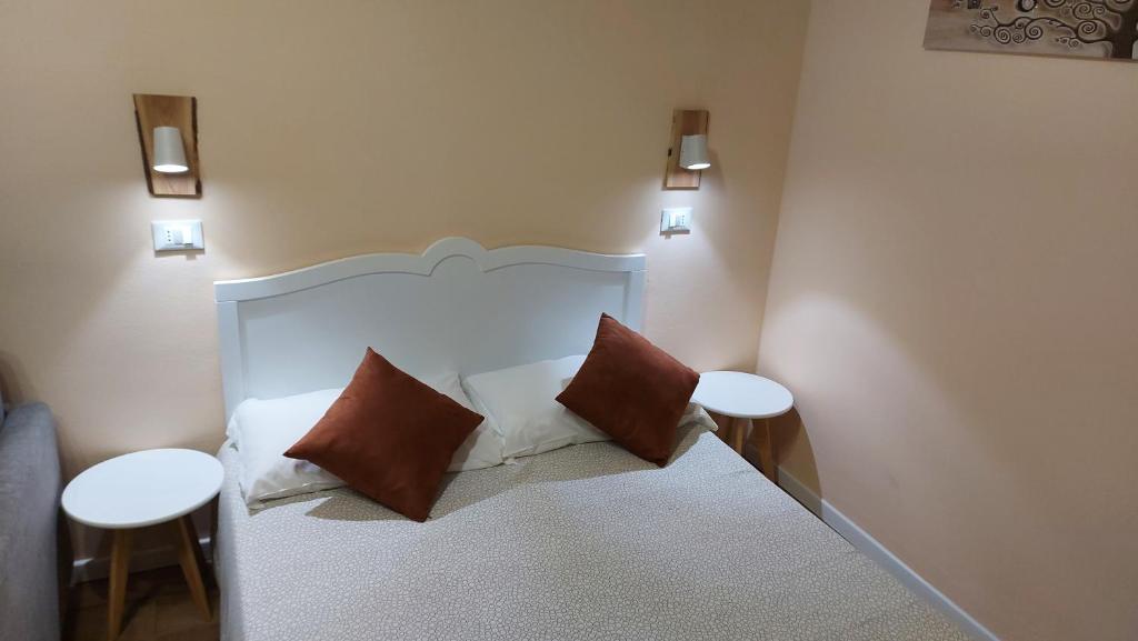 Lova arba lovos apgyvendinimo įstaigoje Dépendance du Glam Resort