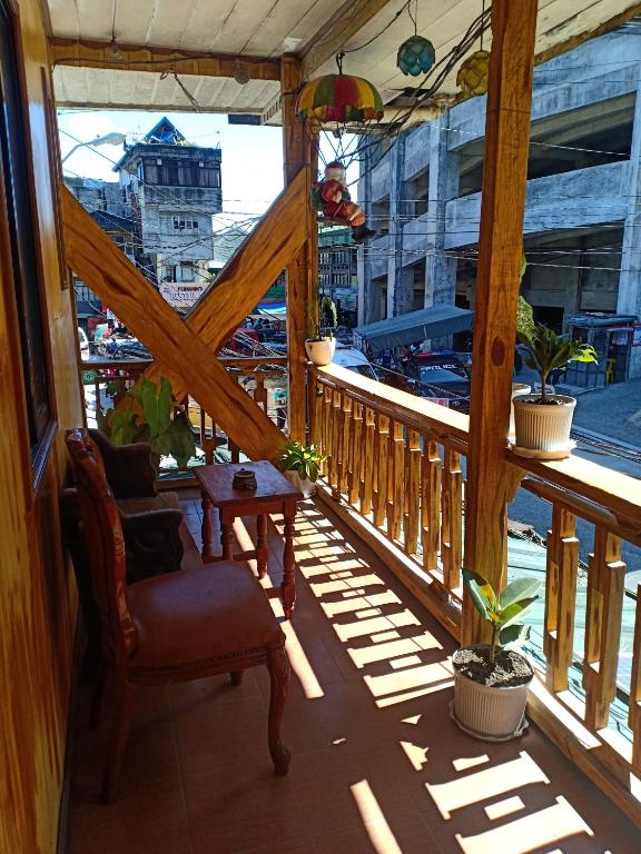 Balkón nebo terasa v ubytování Koreen Guest House