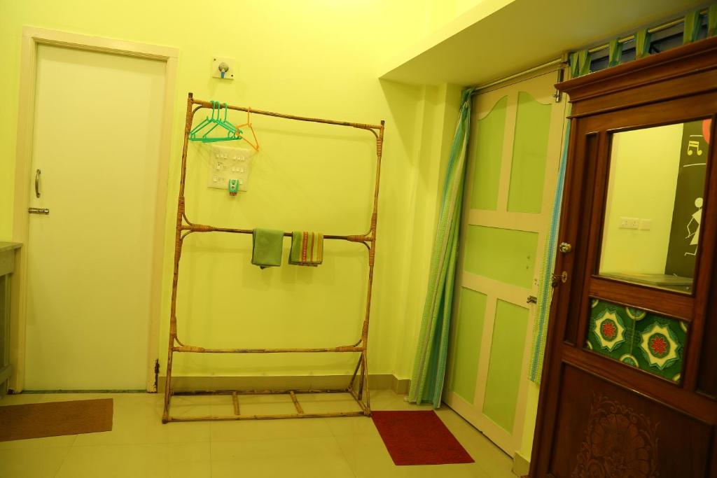 Koupelna v ubytování La Maison Radha