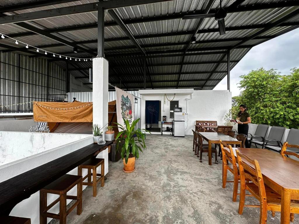 Posezení v ubytování Norm Space Hostel NST