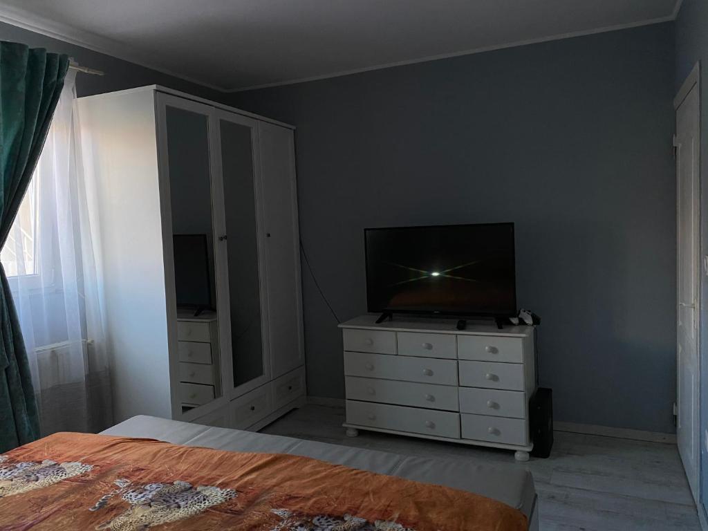 TV a/nebo společenská místnost v ubytování Casa Ary