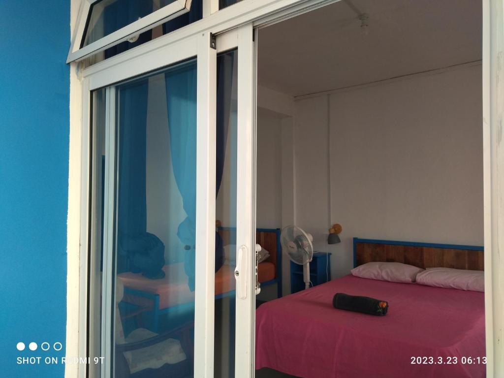 Postel nebo postele na pokoji v ubytování La Terrasse