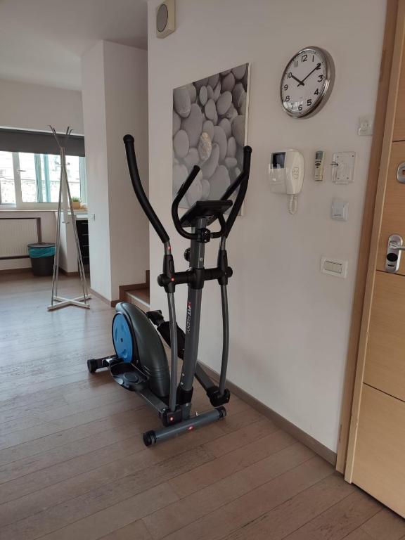 Posilňovňa alebo fitness centrum v ubytovaní K5
