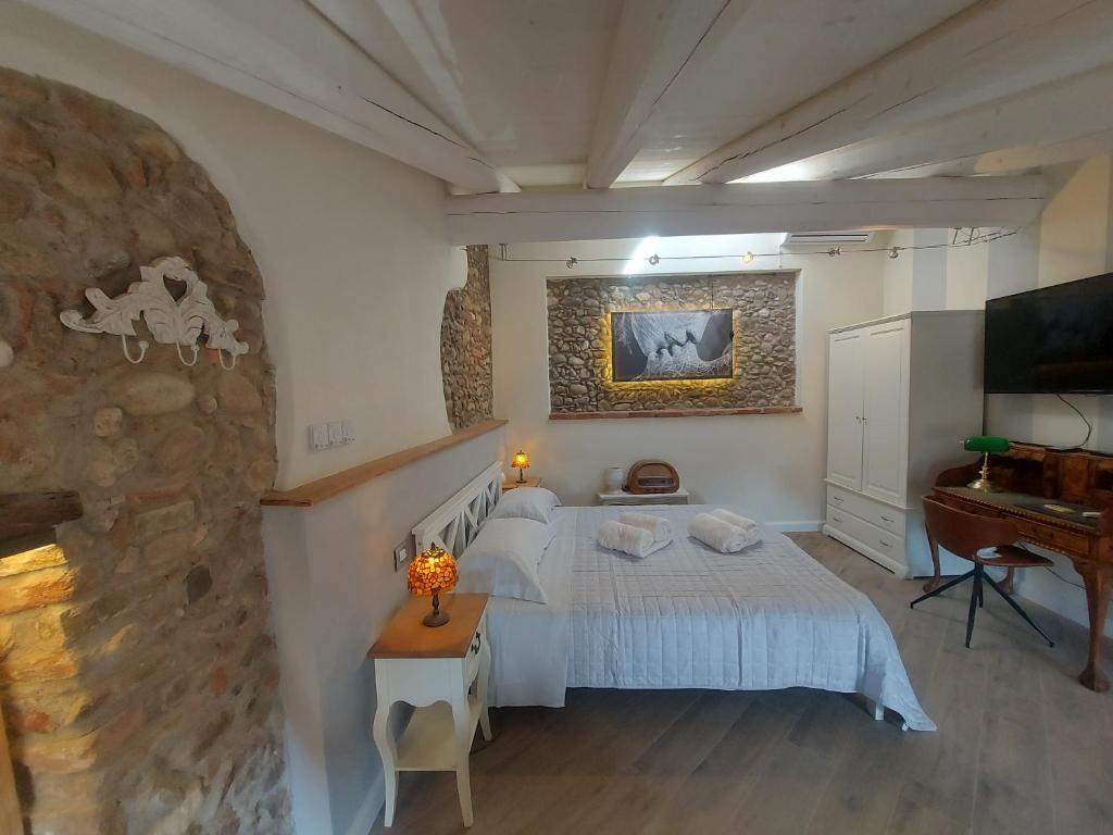 Postel nebo postele na pokoji v ubytování B&B Corte Colli Antichi
