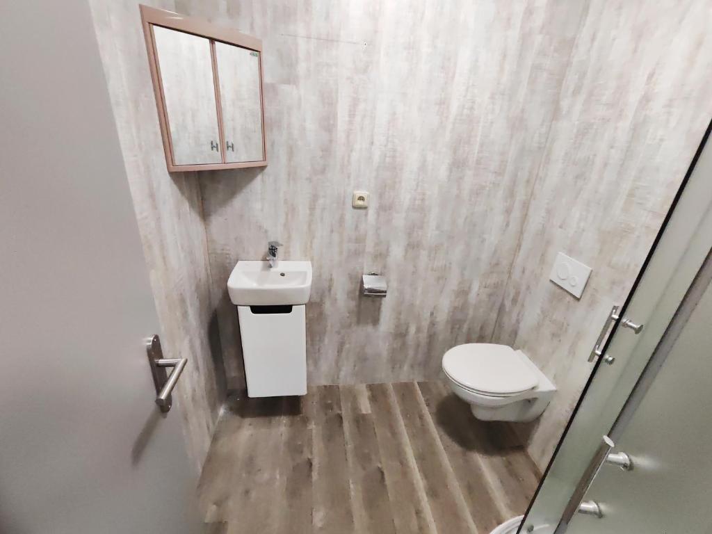 Koupelna v ubytování Hotel Stará Škola