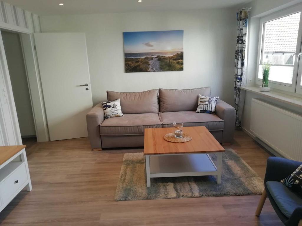 Posezení v ubytování Ferienwohnung Netty