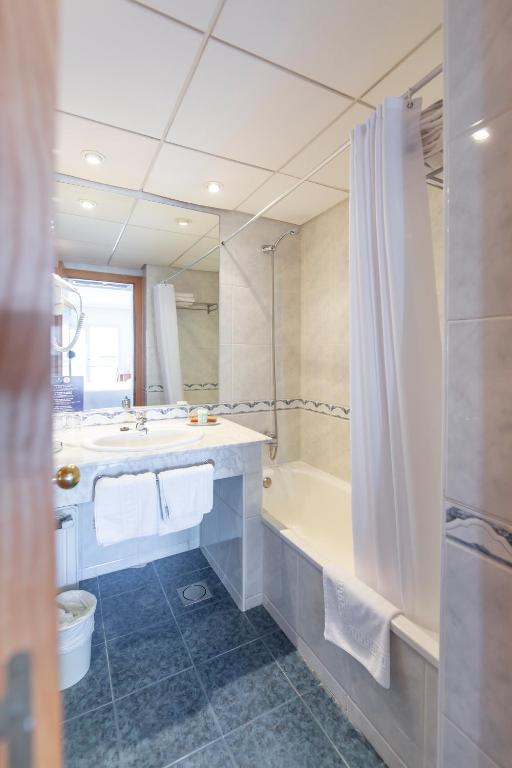 Koupelna v ubytování Hotel Ramblamar