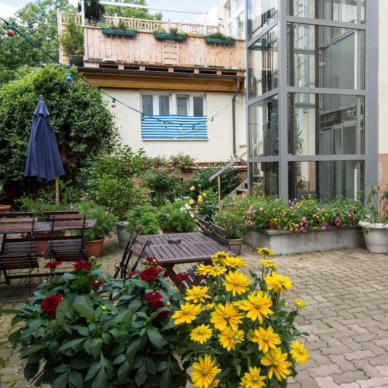 Zahrada ubytování Pensionsieben Das andere Hotel