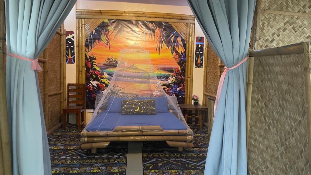 Postel nebo postele na pokoji v ubytování Blue Moon Guesthouse