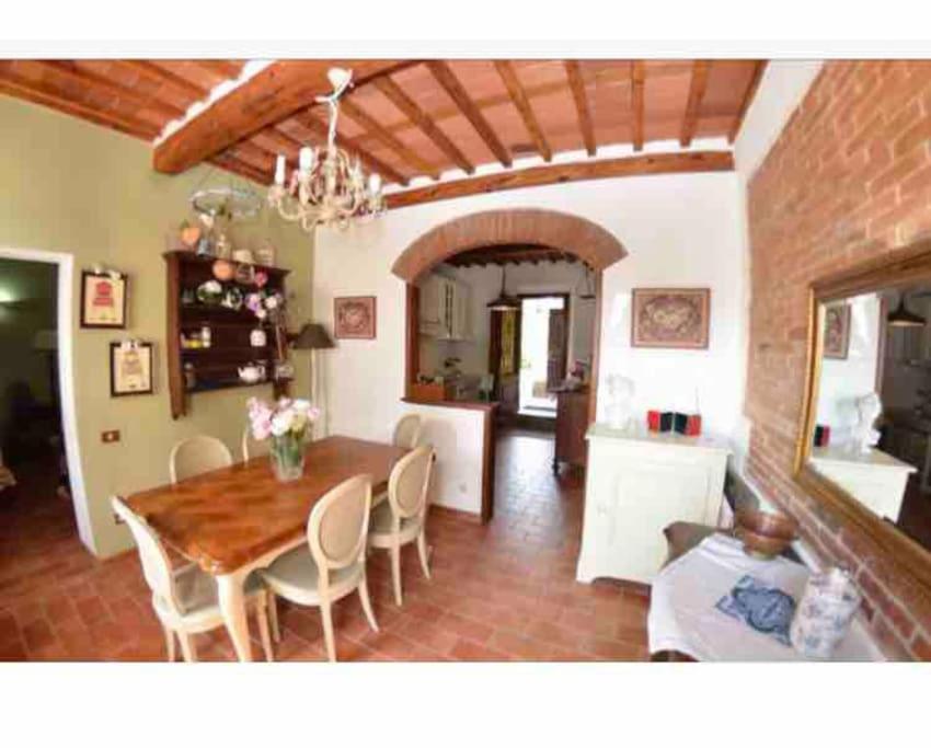 A kitchen or kitchenette at Casamalu