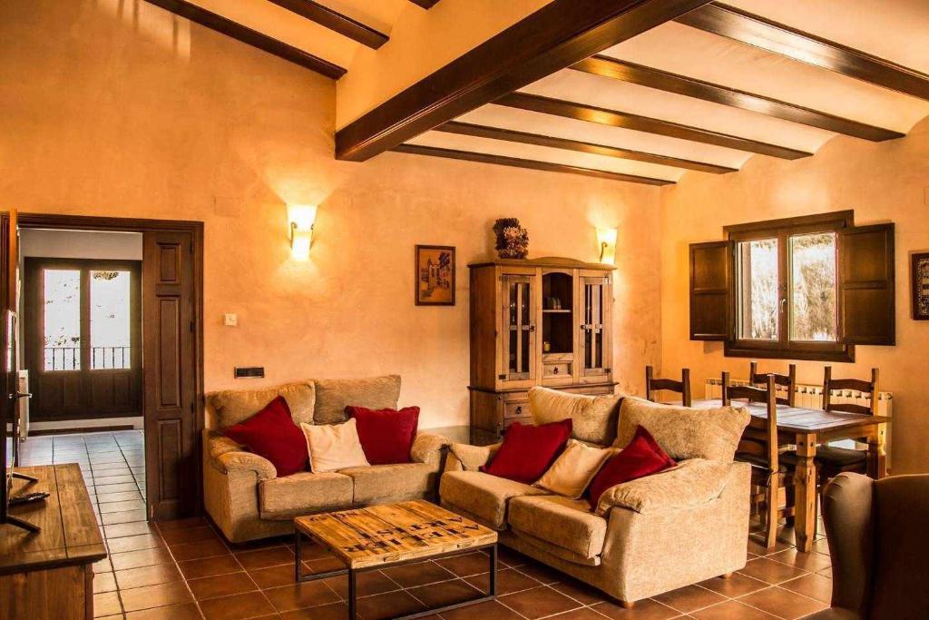 Posezení v ubytování La Casa de la Quesería