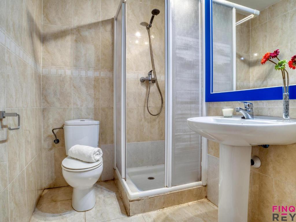 Kúpeľňa v ubytovaní S'agaró Centre Ap 2