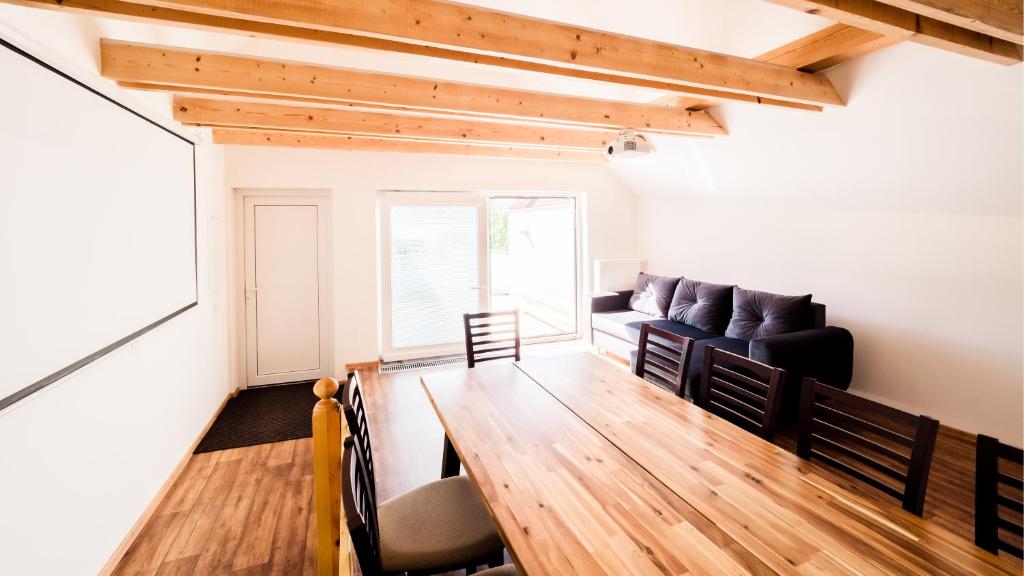 Posezení v ubytování Apartmány Habánská, celý dům