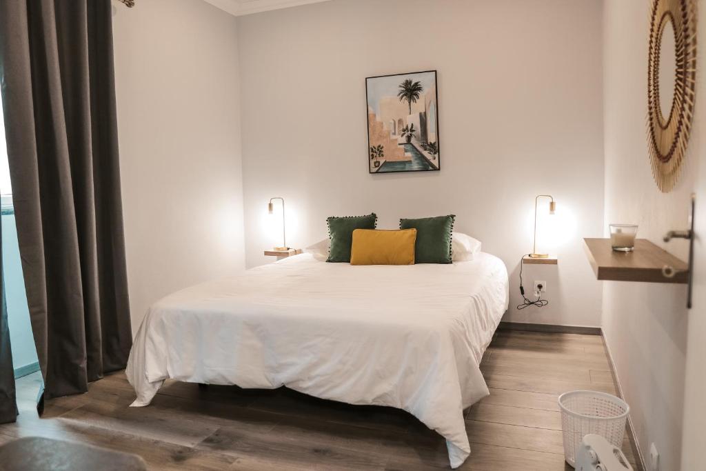 Postel nebo postele na pokoji v ubytování Casa Maresia