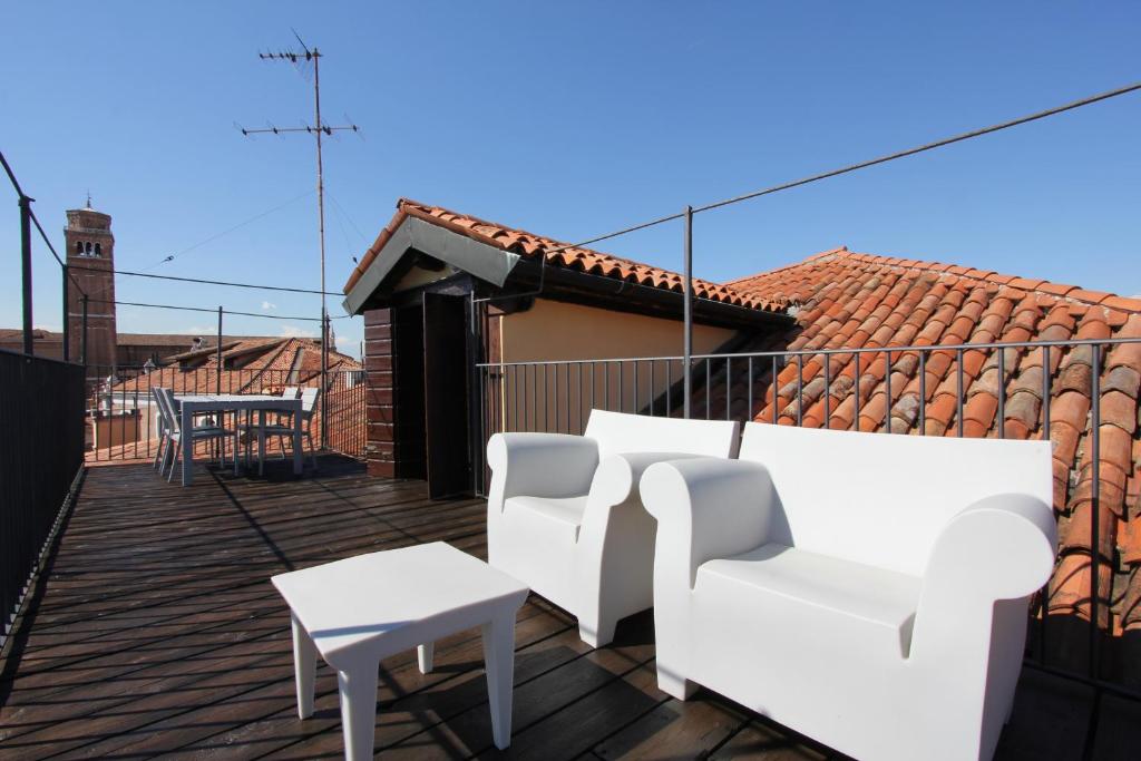 Balkón alebo terasa v ubytovaní City Apartments Rialto Market