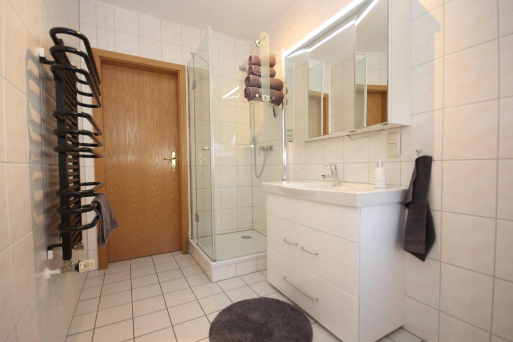 Koupelna v ubytování Appartement Levien