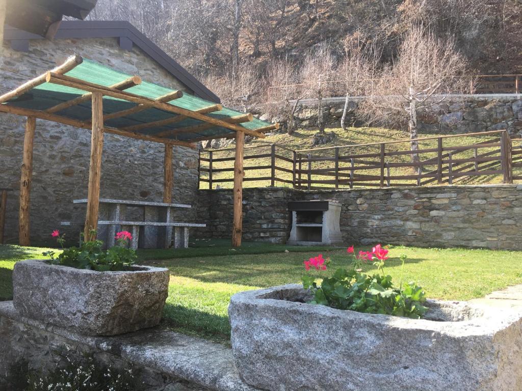 Zahrada ubytování Chalet Buonriposo
