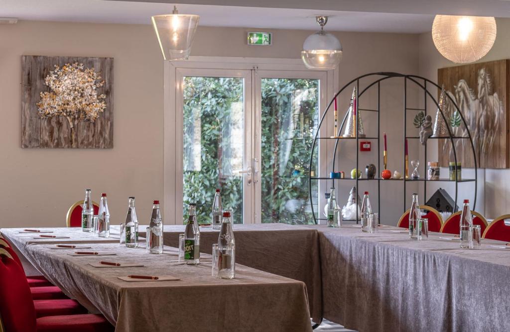 Restaurace v ubytování LE M HOTEL & SPA HONFLEUR