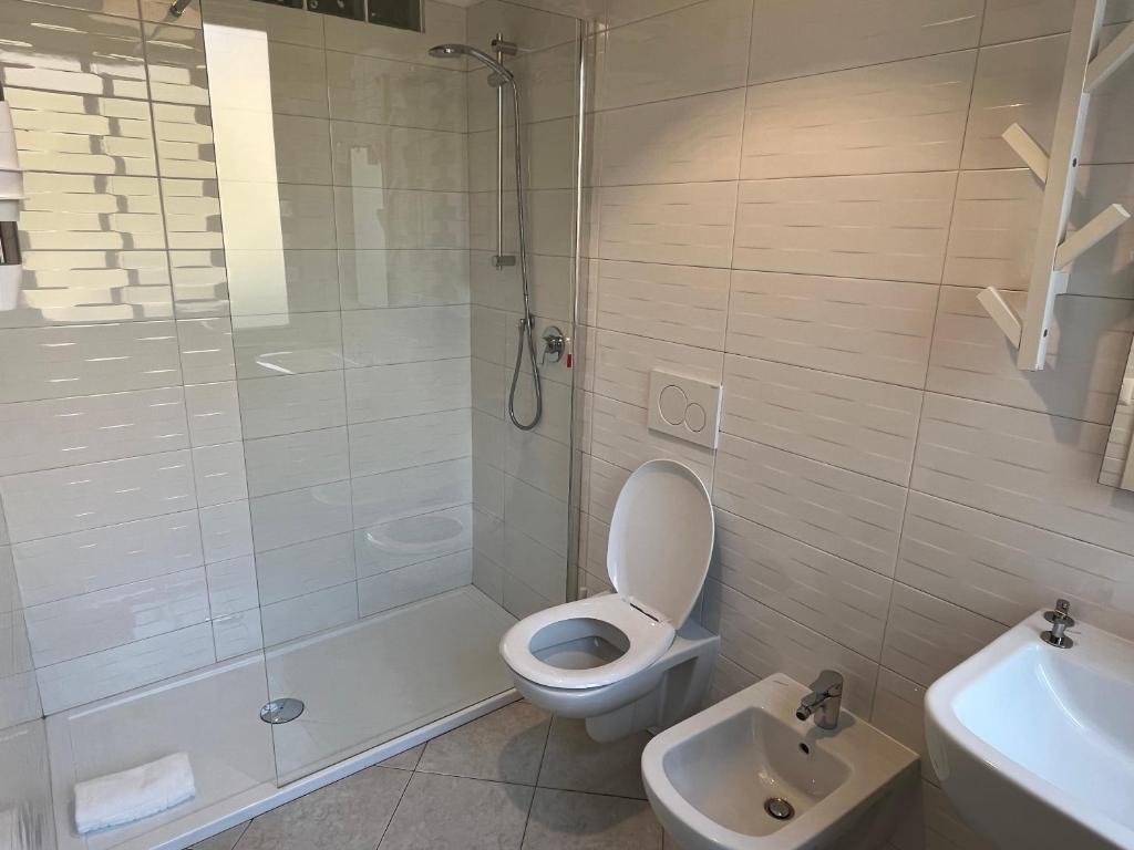 Koupelna v ubytování Bergamo Automatic Rooms Self check-in
