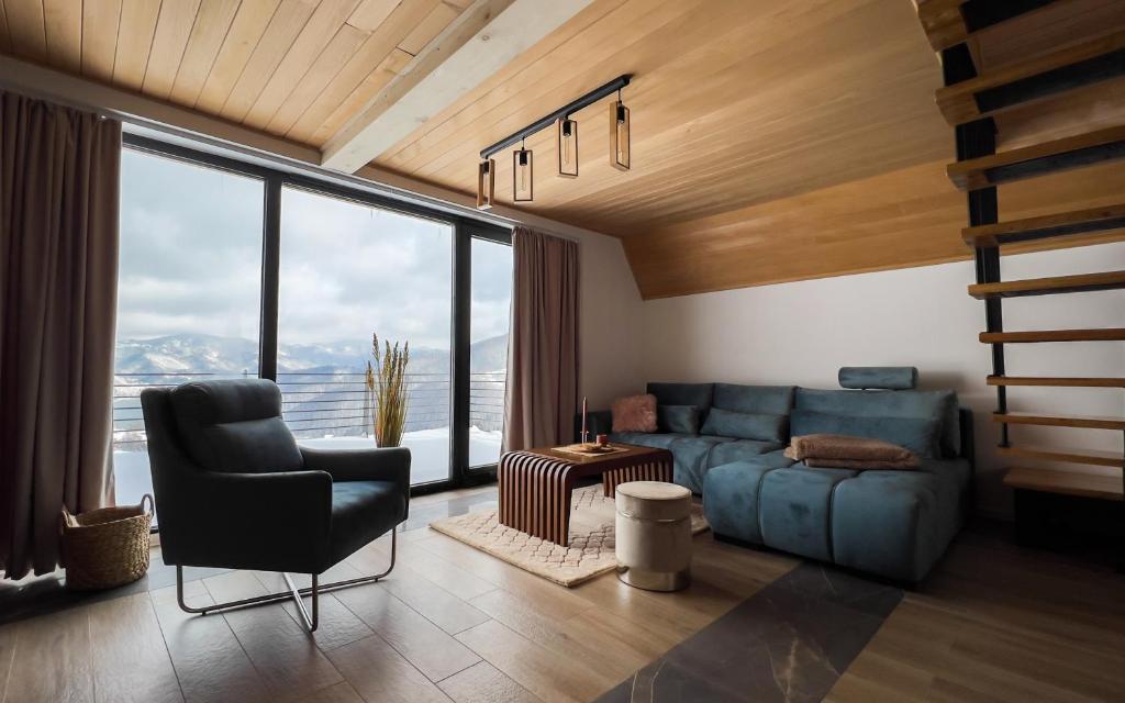 Posezení v ubytování Tarvil Apartmani - Zaovine