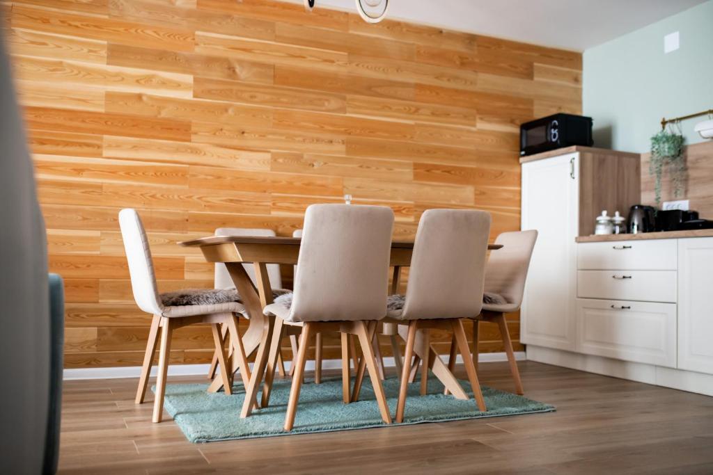 Kuchyň nebo kuchyňský kout v ubytování Tarvil Apartmani - Zaovine