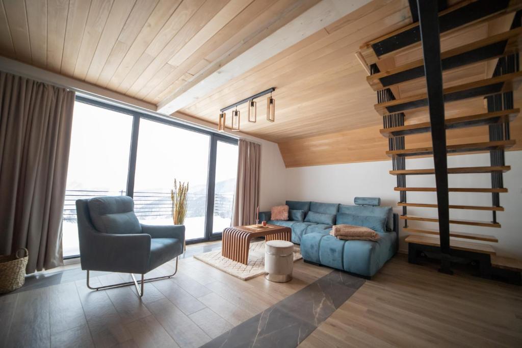 Posezení v ubytování Tarvil Apartmani - Zaovine